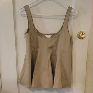 NWT Club Monaco | Beige Sleeveless Top
